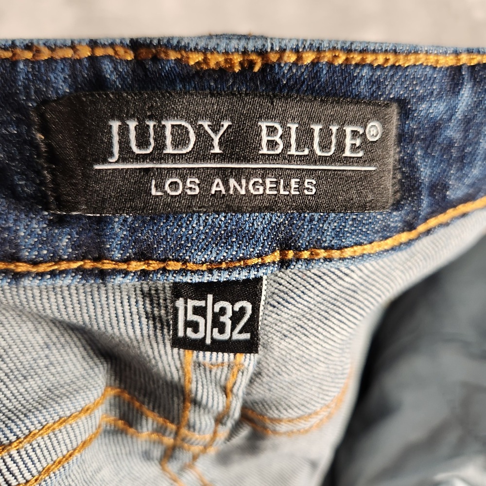 Judy Blue Slim Bootcut Jeans Women 15/32 Blue Excellent Stretch JB88359 - Picture 7 of 14
